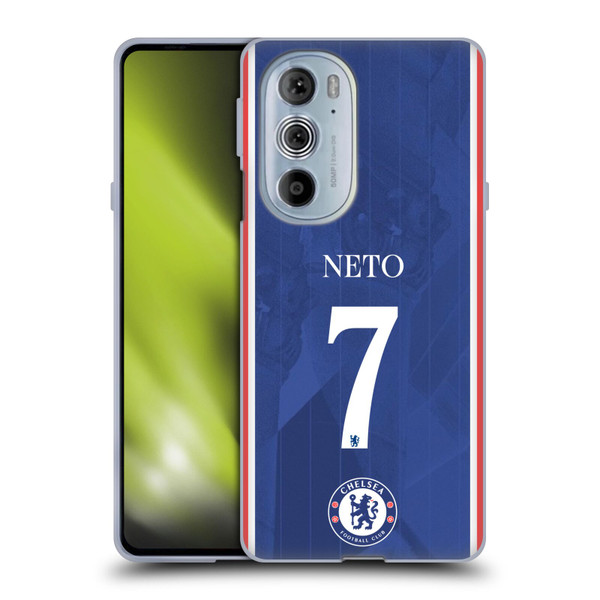 Chelsea Football Club 2025/26 Players Home Kit Pedro Neto Soft Gel Case for Motorola Edge X30