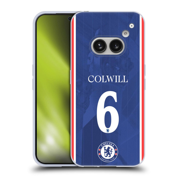 Chelsea Football Club 2025/26 Players Home Kit Levi Colwill Soft Gel Case for Nothing Phone (2a) Chelsea Football Club 2025/26 Players Home Kit Levi Colwill Soft Gel Case for Nothing Phone (2a)