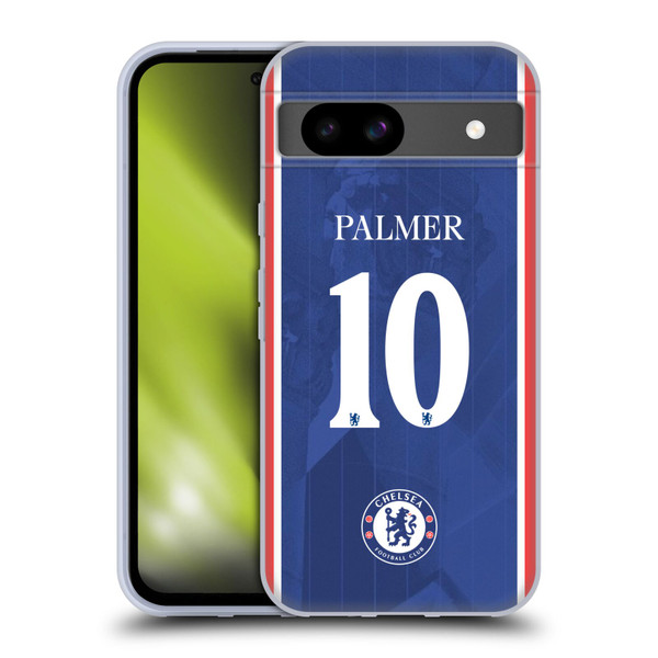 Chelsea Football Club 2025/26 Players Home Kit Cole Palmer Soft Gel Case for Google Pixel 8a Chelsea Football Club 2025/26 Players Home Kit Cole Palmer Soft Gel Case for Google Pixel 8a