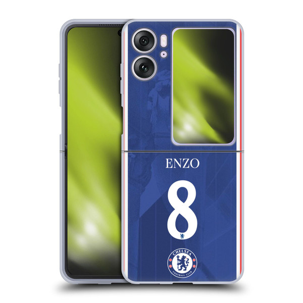 Chelsea Football Club 2025/26 Players Home Kit Enzo Fernández Soft Gel Case for OPPO Find N2 Flip Chelsea Football Club 2025/26 Players Home Kit Enzo Fernández Soft Gel Case for OPPO Find N2 Flip