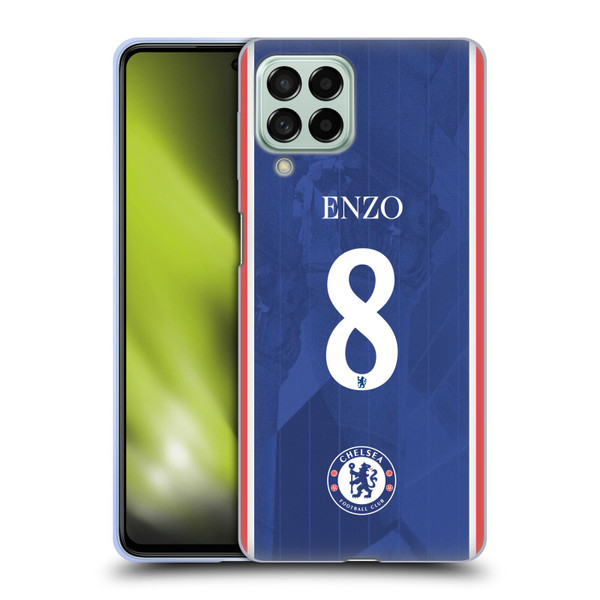 Chelsea Football Club 2025/26 Players Home Kit Enzo Fernández Soft Gel Case for Samsung Galaxy M53 (2022)