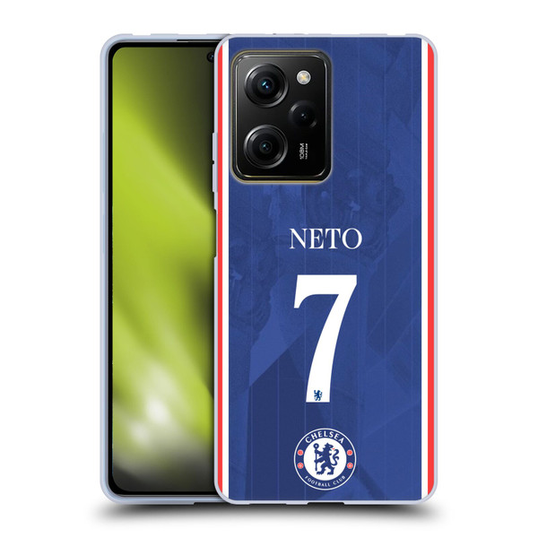 Chelsea Football Club 2025/26 Players Home Kit Pedro Neto Soft Gel Case for Xiaomi Redmi Note 12 Pro 5G