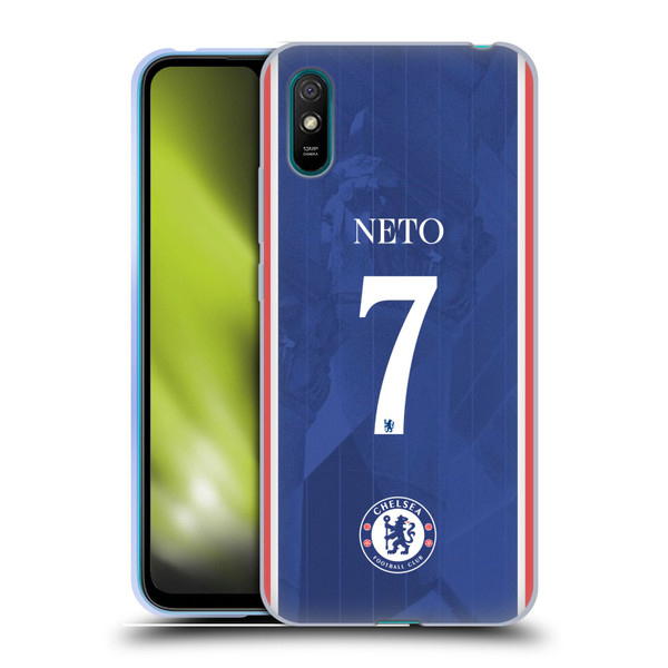 Chelsea Football Club 2025/26 Players Home Kit Pedro Neto Soft Gel Case for Xiaomi Redmi 9A / Redmi 9AT