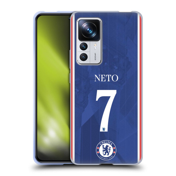 Chelsea Football Club 2025/26 Players Home Kit Pedro Neto Soft Gel Case for Xiaomi 12T Pro Chelsea Football Club 2025/26 Players Home Kit Pedro Neto Soft Gel Case for Xiaomi 12T Pro