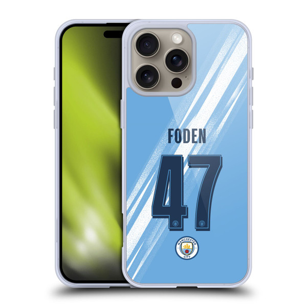 Manchester City Man City FC 2025/26 Players Home Kit Phil Foden Soft Gel Case for Apple iPhone 16 Pro Max Manchester City Man City FC 2025/26 Players Home Kit Phil Foden Soft Gel Case for Apple iPhone 16 Pro Max
