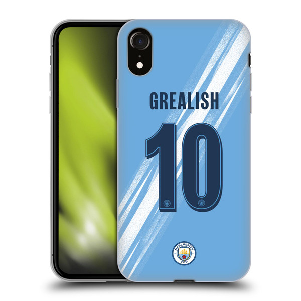 Manchester City Man City FC 2025/26 Players Home Kit Jack Grealish Soft Gel Case for Apple iPhone XR
