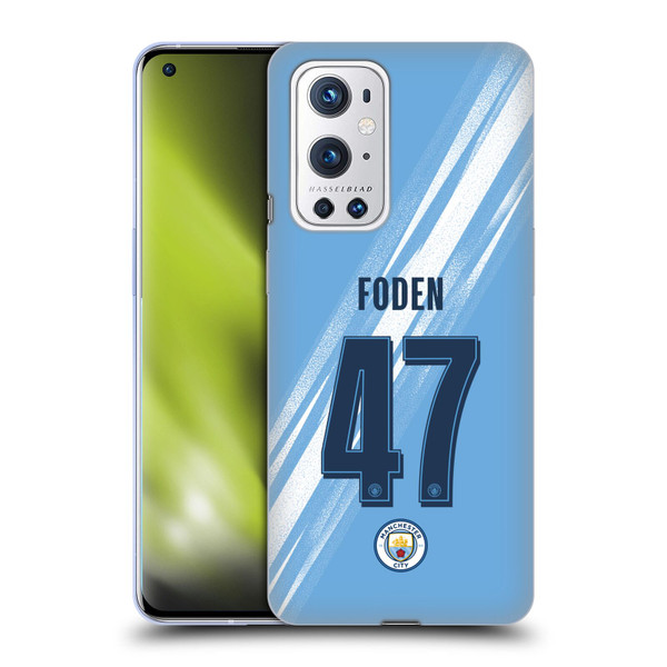 Manchester City Man City FC 2025/26 Players Home Kit Phil Foden Soft Gel Case for OnePlus 9 Pro
