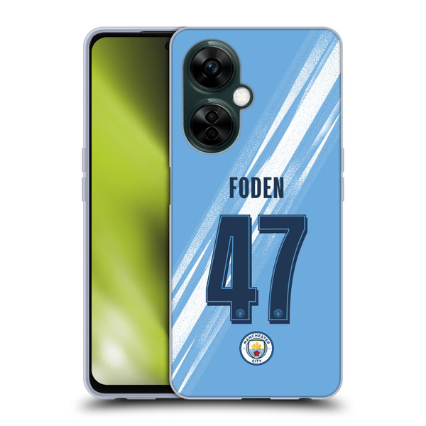 Manchester City Man City FC 2025/26 Players Home Kit Phil Foden Soft Gel Case for OnePlus Nord N30 Manchester City Man City FC 2025/26 Players Home Kit Phil Foden Soft Gel Case for OnePlus Nord N30
