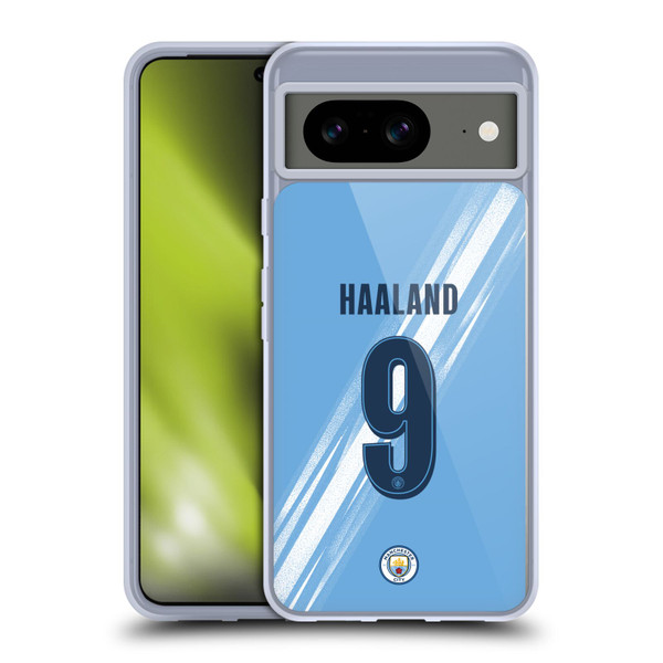 Manchester City Man City FC 2025/26 Players Home Kit Erling Haaland Soft Gel Case for Google Pixel 8 Manchester City Man City FC 2025/26 Players Home Kit Erling Haaland Soft Gel Case for Google Pixel 8