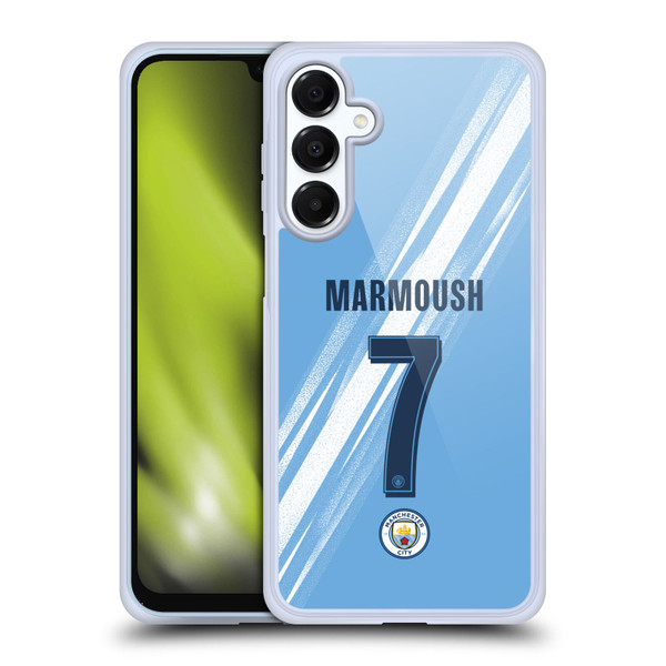 Manchester City Man City FC 2025/26 Players Home Kit Omar Marmoush Soft Gel Case for Samsung Galaxy A16 5G