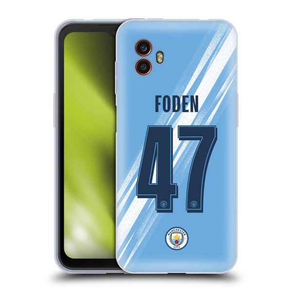 Manchester City Man City FC 2025/26 Players Home Kit Phil Foden Soft Gel Case for Samsung Galaxy Xcover6 Pro/Pro2