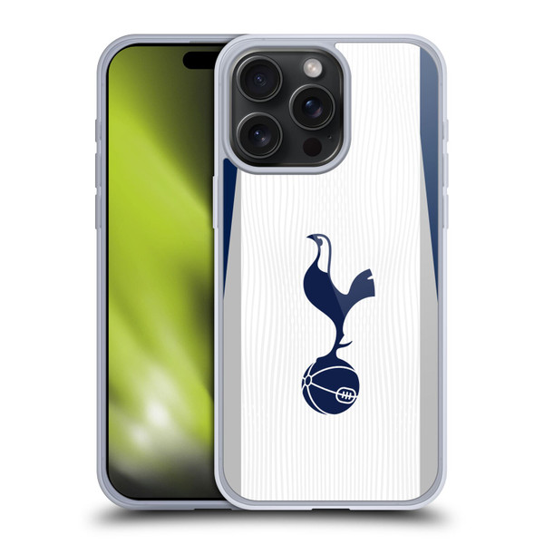 Tottenham Hotspur F.C. 2025/26 Badge Kit Home Soft Gel Case for Apple iPhone 15 Pro Max