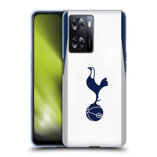 Tottenham Hotspur F.C. 2025/26 Badge Kit Home Soft Gel Case for OPPO A57s