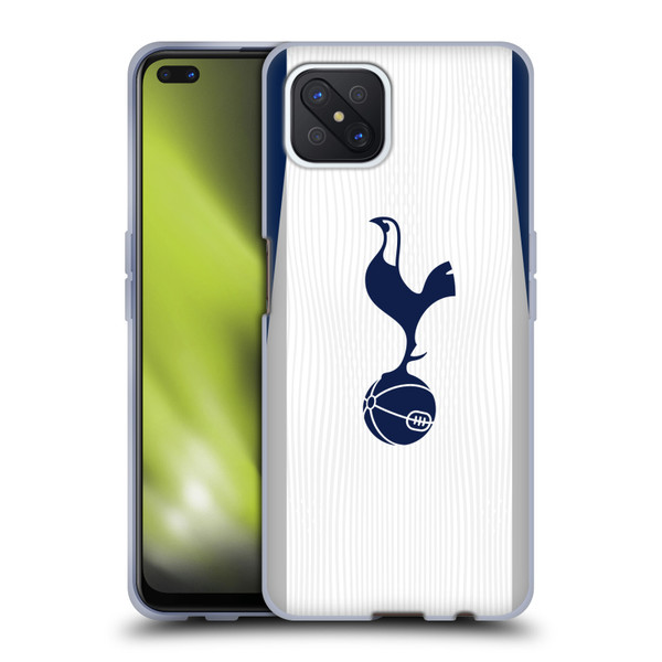 Tottenham Hotspur F.C. 2025/26 Badge Kit Home Soft Gel Case for OPPO Reno4 Z 5G