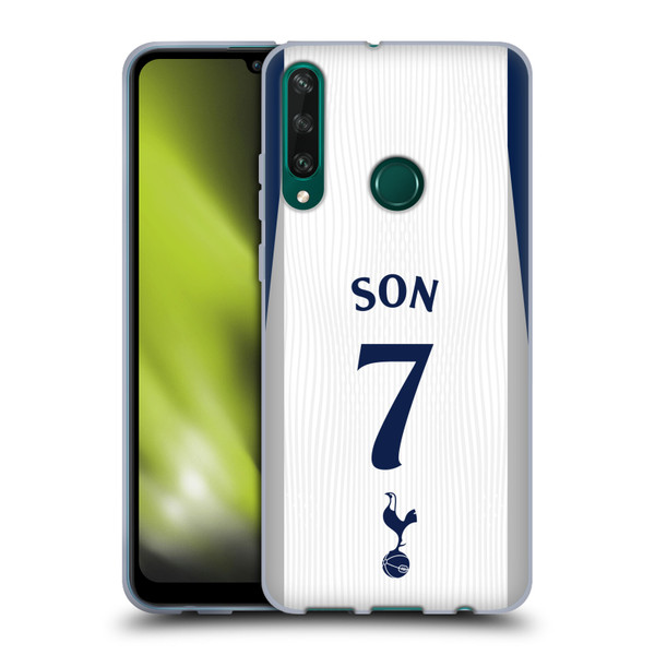 Tottenham Hotspur F.C. 2025/26 Players Home Kit Son Heung-Min Soft Gel Case for Huawei Y6p