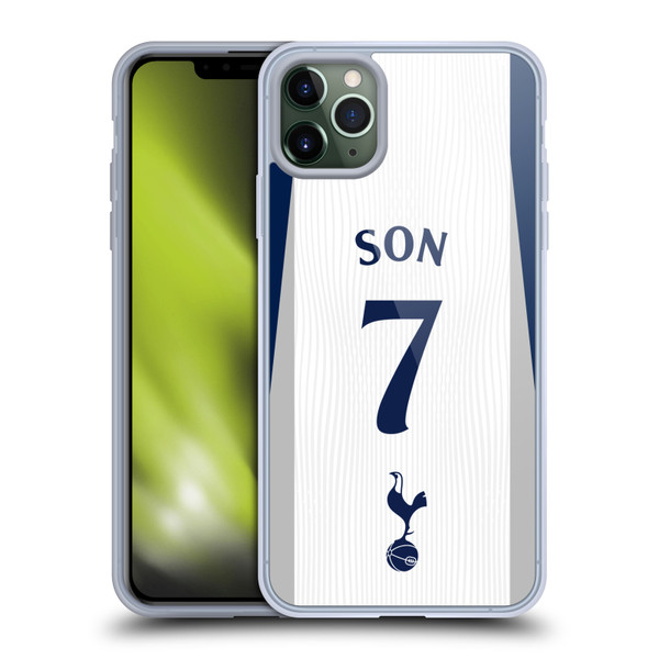 Tottenham Hotspur F.C. 2025/26 Players Home Kit Son Heung-Min Soft Gel Case for Apple iPhone 11 Pro Max Tottenham Hotspur F.C. 2025/26 Players Home Kit Son Heung-Min Soft Gel Case for Apple iPhone 11 Pro Max