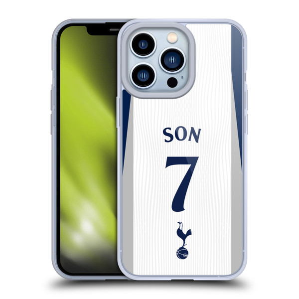 Tottenham Hotspur F.C. 2025/26 Players Home Kit Son Heung-Min Soft Gel Case for Apple iPhone 13 Pro Tottenham Hotspur F.C. 2025/26 Players Home Kit Son Heung-Min Soft Gel Case for Apple iPhone 13 Pro