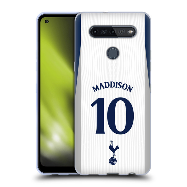 Tottenham Hotspur F.C. 2025/26 Players Home Kit James Maddison Soft Gel Case for LG K51S Tottenham Hotspur F.C. 2025/26 Players Home Kit James Maddison Soft Gel Case for LG K51S