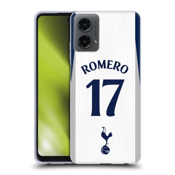Tottenham Hotspur F.C. 2025/26 Players Home Kit Cristian Romero Soft Gel Case for Motorola Moto G (2024) Tottenham Hotspur F.C. 2025/26 Players Home Kit Cristian Romero Soft Gel Case for Motorola Moto G (2024)