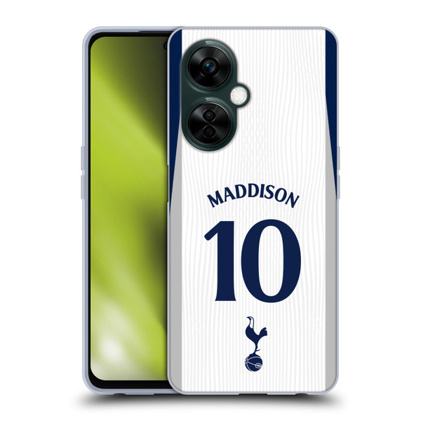 Tottenham Hotspur F.C. 2025/26 Players Home Kit James Maddison Soft Gel Case for OnePlus Nord N30