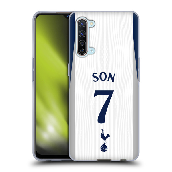 Tottenham Hotspur F.C. 2025/26 Players Home Kit Son Heung-Min Soft Gel Case for OPPO Find X2 Lite 5G Tottenham Hotspur F.C. 2025/26 Players Home Kit Son Heung-Min Soft Gel Case for OPPO Find X2 Lite 5G