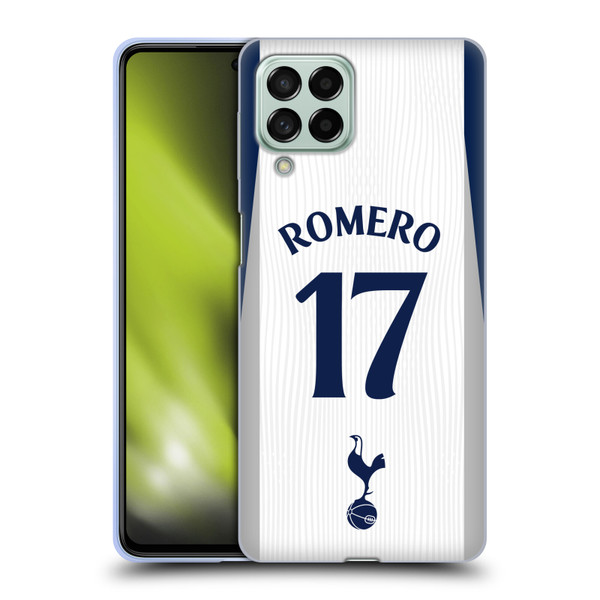 Tottenham Hotspur F.C. 2025/26 Players Home Kit Cristian Romero Soft Gel Case for Samsung Galaxy M53 (2022)