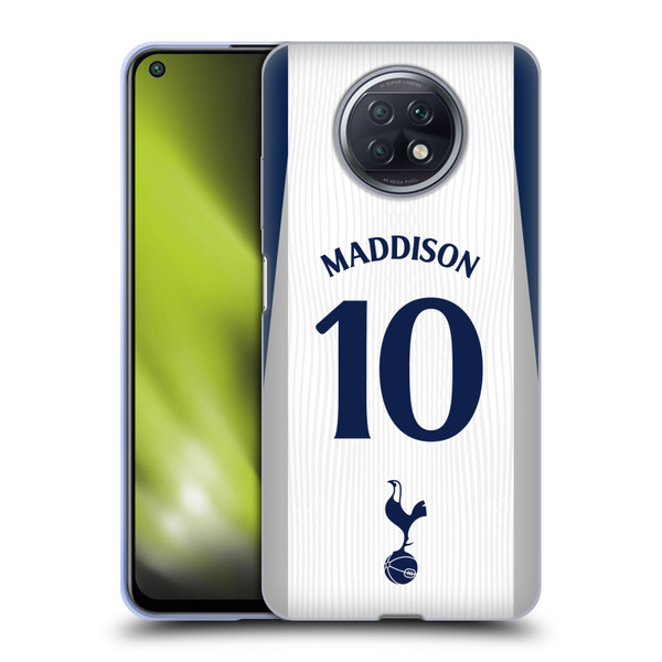 Tottenham Hotspur F.C. 2025/26 Players Home Kit James Maddison Soft Gel Case for Xiaomi Redmi Note 9T 5G