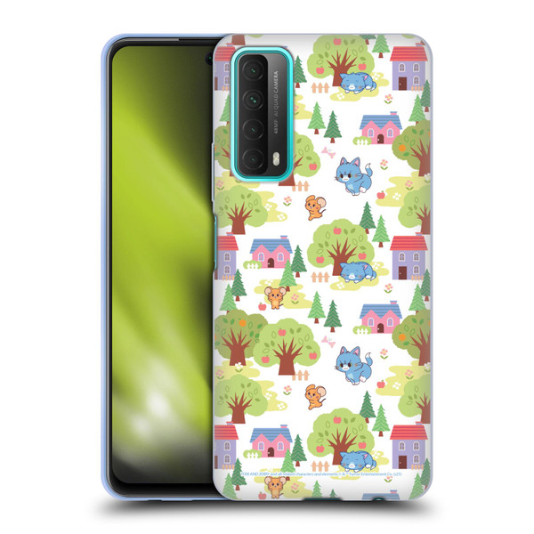 Tom and Jerry Gokko Graphics Trees Pattern Soft Gel Case for Huawei P Smart (2021)
