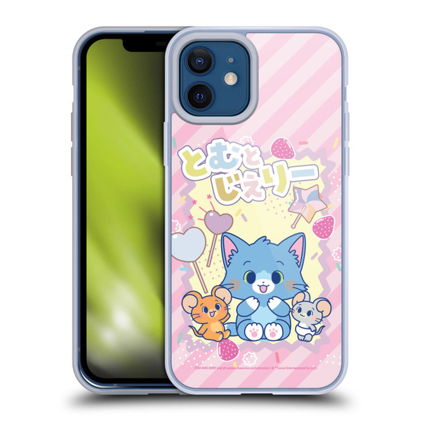 Tom and Jerry Gokko Graphics Character Art Soft Gel Case for Apple iPhone 12 / iPhone 12 Pro
