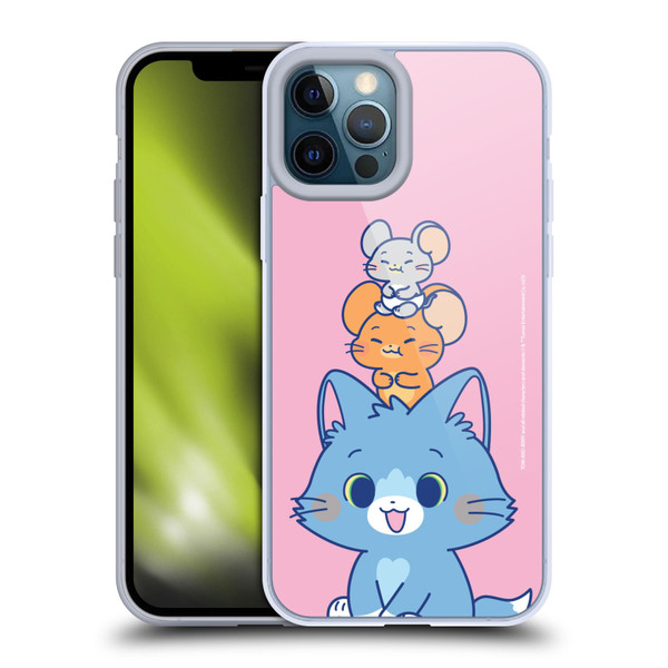 Tom and Jerry Gokko Graphics Characters Soft Gel Case for Apple iPhone 12 Pro Max