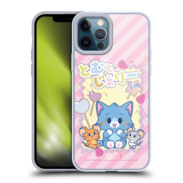 Tom and Jerry Gokko Graphics Character Art Soft Gel Case for Apple iPhone 12 Pro Max