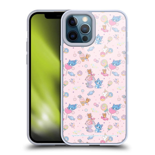Tom and Jerry Gokko Graphics Sweets Pattern Soft Gel Case for Apple iPhone 12 Pro Max