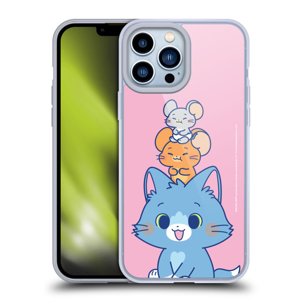 Tom and Jerry Gokko Graphics Characters Soft Gel Case for Apple iPhone 13 Pro Max