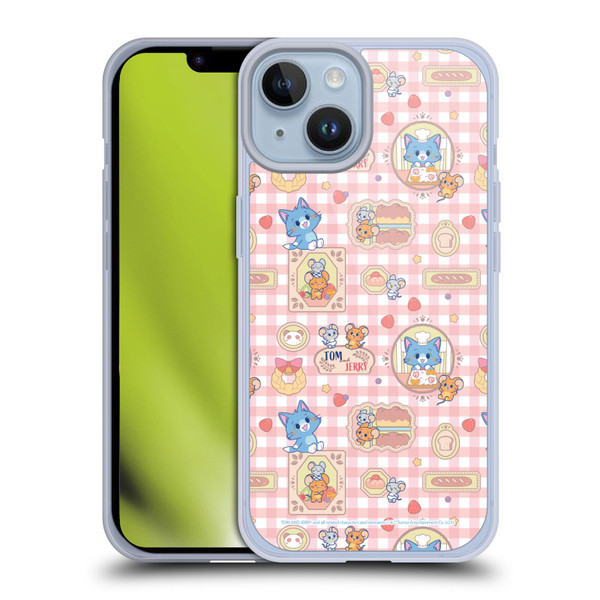 Tom and Jerry Gokko Graphics Baking Pattern Soft Gel Case for Apple iPhone 14