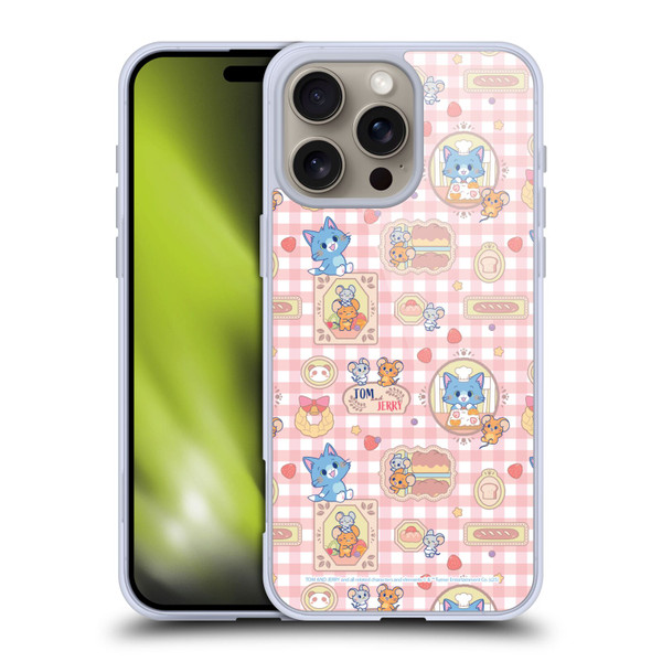 Tom and Jerry Gokko Graphics Baking Pattern Soft Gel Case for Apple iPhone 16 Pro Max