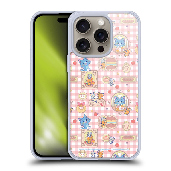 Tom and Jerry Gokko Graphics Baking Pattern Soft Gel Case for Apple iPhone 16 Pro