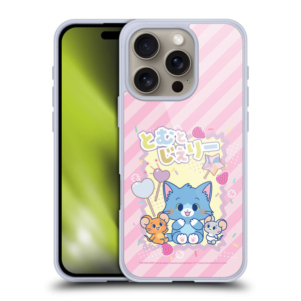 Tom and Jerry Gokko Graphics Character Art Soft Gel Case for Apple iPhone 16 Pro