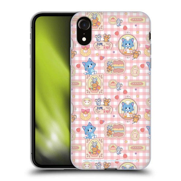 Tom and Jerry Gokko Graphics Baking Pattern Soft Gel Case for Apple iPhone XR