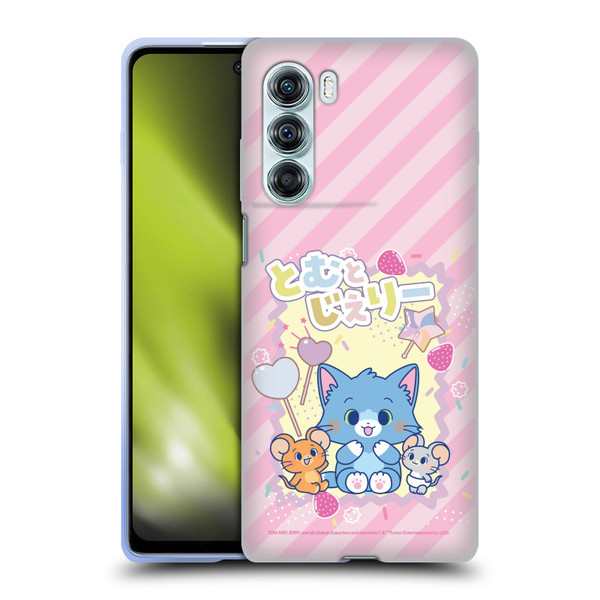 Tom and Jerry Gokko Graphics Character Art Soft Gel Case for Motorola Edge S30 / Moto G200 5G