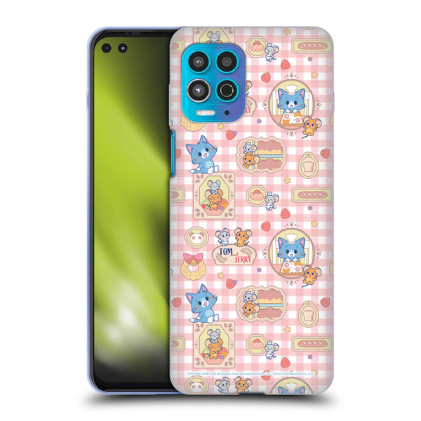 Tom and Jerry Gokko Graphics Baking Pattern Soft Gel Case for Motorola Moto G100