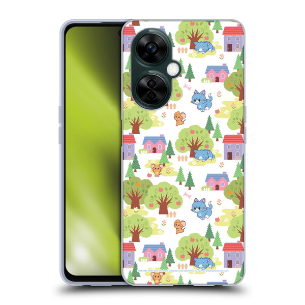 Tom and Jerry Gokko Graphics Trees Pattern Soft Gel Case for OnePlus Nord N30