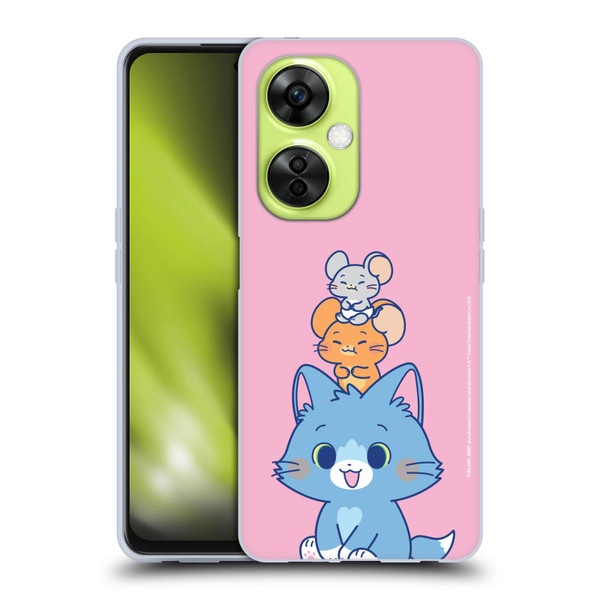 Tom and Jerry Gokko Graphics Characters Soft Gel Case for OnePlus Nord CE 3 Lite 5G