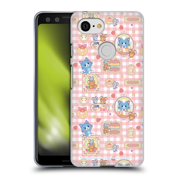 Tom and Jerry Gokko Graphics Baking Pattern Soft Gel Case for Google Pixel 3