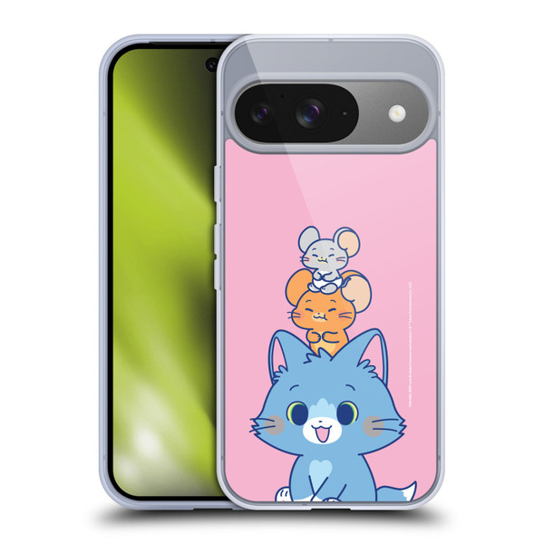 Tom and Jerry Gokko Graphics Characters Soft Gel Case for Google Pixel 9 / Pixel 9 Pro