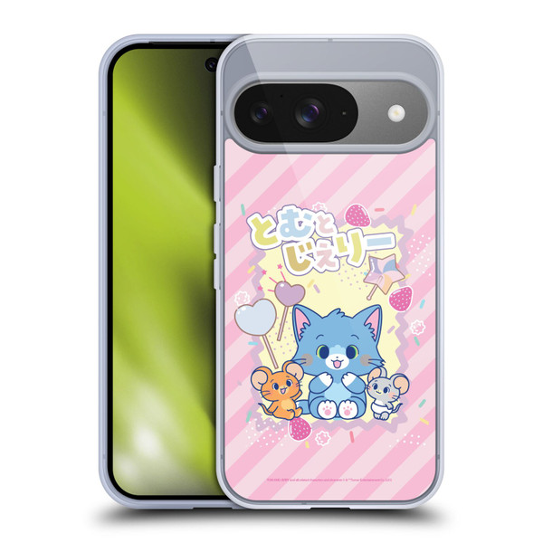 Tom and Jerry Gokko Graphics Character Art Soft Gel Case for Google Pixel 9 / Pixel 9 Pro