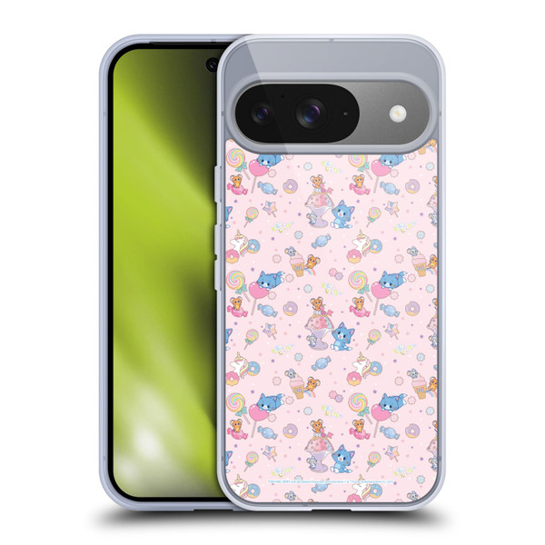Tom and Jerry Gokko Graphics Sweets Pattern Soft Gel Case for Google Pixel 9 / Pixel 9 Pro