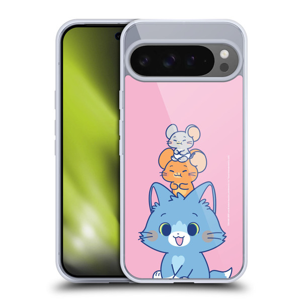 Tom and Jerry Gokko Graphics Characters Soft Gel Case for Google Pixel 9 Pro XL