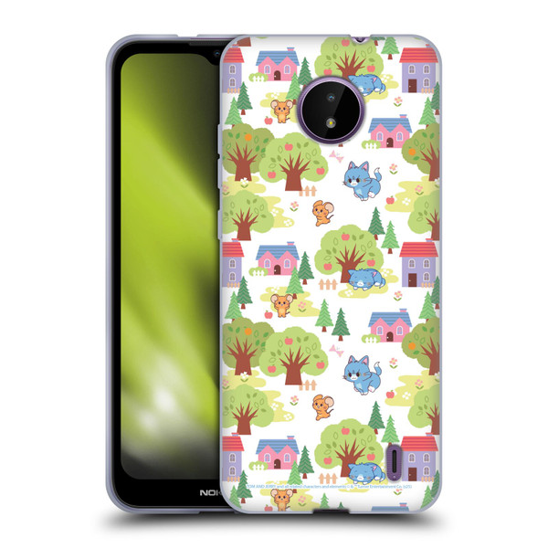 Tom and Jerry Gokko Graphics Trees Pattern Soft Gel Case for Nokia C10 / C20