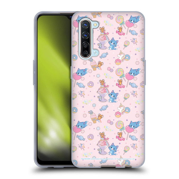 Tom and Jerry Gokko Graphics Sweets Pattern Soft Gel Case for OPPO Find X2 Lite 5G