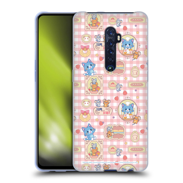 Tom and Jerry Gokko Graphics Baking Pattern Soft Gel Case for OPPO Reno 2